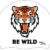 Tigre Be Wild Blanco